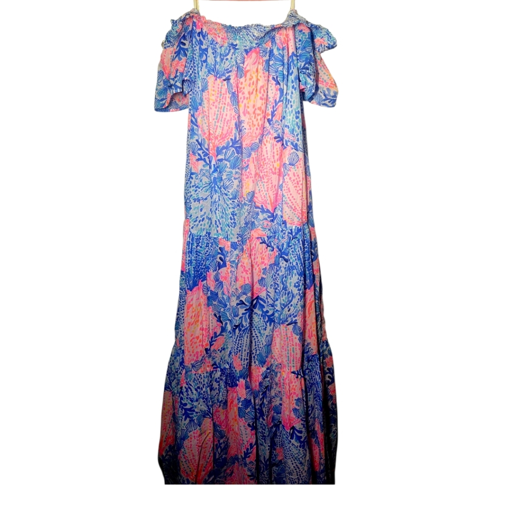 Lilly Pulitzer Dezi Maxi Dress Sway With Me XL Holy Grail - Picture 4 of 7